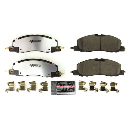 Powerstop BRAKE PADS FMSI Number D2230; Carbon-Fiber Ceramic; Set Of 4; With Premium Stainless Steel Hardware Z36-2230